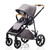 Mee-Go Uno+ 2-in-1 Tandem Pushchair & Accessories - Grey/Chrome