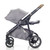 Mee-Go Uno+ 2-in-1 Tandem Pushchair & Accessories - Grey/Chrome