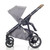 Mee-Go Uno+ 2-in-1 Tandem Pushchair & Accessories - Grey/Chrome