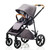 Mee-Go Uno+ 3-in-1 Travel System - Grey/Chrome