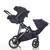 Mee-Go Uno+ 3-in-1 Travel System Plus Base - Black/Rose