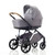 Mee-Go Uno+ 3-in-1 Travel System Plus Base - Grey/Chrome