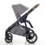 Mee-Go Uno+ 3-in-1 Travel System Plus Base - Grey/Chrome