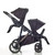 Mee-Go Uno+ Twin Pushchair & Accessories - Black/Rose