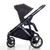 Mee-Go Uno+ Twin Pushchair & Accessories - Black/Chrome