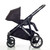 Mee-Go Uno+ Twin Pushchair & Accessories - Black/Chrome