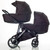 Mee-Go Uno+ Twin Pushchair & Accessories - Black/Chrome