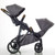 Mee-Go Uno+ Twin Pushchair & Accessories - Grey/Chrome