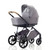 Mee-Go Uno+ Twin Pushchair & Accessories - Grey/Chrome