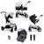 Babymore Mimi Coco i-Size Travel System - Silver