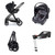 Babymore Mimi Coco i-Size & Base Travel System - Black