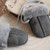 Baa Baby Sheepskin Puddy Mittens on String - Grey