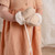 Baa Baby Sheepskin Puddy Mittens on String - Sand