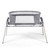 Ickle Bubba Drift Gliding Crib - Ash Grey