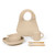 Ickle Bubba 6 Piece Silicone Feeding Set - Beige