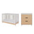 Tutti Bambini Hygge Mini 2 Piece Room Set - Light Oak/White Sand