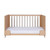 Tutti Bambini Fika Cot Bed - Light Oak/White Sand