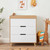 Tutti Bambini Fika Chest Changer - White/Light Oak