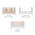 Tutti Bambini Fika 3 Piece Room Set - White/Light Oak