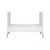 Tutti Bambini Fuori Mini Cot Bed - White/Light Oak