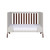 Tutti Bambini Fuori Mini Cot Bed - Warm Walnut/White Sand