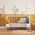 Tutti Bambini Fuori Cot Bed - White/Light Oak