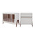 Tutti Bambini Fuori Mini 2 Piece Room Set - White Sand/Warm Walnut