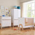Tutti Bambini Fuori Mini 3 Piece Room Set - White/Light Oak