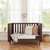 Tutti Bambini Japandi Mini Cot Bed - Warm Walnut