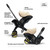 Doona i Infant Car Seat Stroller + ISOFIX Base - Sahara Sand