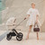 Venicci Tinum Upline 3-in-1 + Base Travel System - Stone Beige