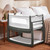 SnuzPod 4 Bedside Crib with Mattress - Sage