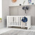 Tutti Bambini Tivoli 2 Piece Room Set - White