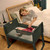 SnuzPod Studio Bedside Crib with Mattress - Berlin Green