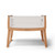 SnuzPod Studio Bedside Crib with Mattress - Stockholm Natural