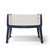 SnuzPod Studio Bedside Crib with Mattress - London Navy