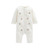 Mamas & Papas Embroidered Teddy Bear Romper Newborn - Cream