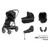Babystyle Oyster 3 Essential 5-Piece Bundle - Gun Metal Chassis/Black Olive