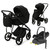 Mee-Go Milano Evo 3-in-1 Cabriofix Plus Base Travel System - Abstract Black