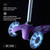 Micro Mini Deluxe LED Glitter Scooter - Purple