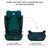 Kinderkraft i-SPARK i-Size Car Seat - Green