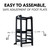Hauck Learn N Explore Learning Tower - Black