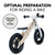 Hauck Balance N Ride Balance Bike - Zebra