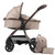 egg® 3 Stroller + Carrycot Special Edition - Houndstooth Almond