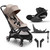 Bugaboo Butterfly Stroller + Cloud T & Base - Desert Taupe