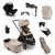 Bugaboo Dragonfly Ultimate Bundle - Black/Desert Taupe