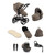 egg® 3 Luxury Shell 360 Car Seat Bundle - Mink