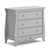 Boori Sleigh Chest of Drawers with Changing Tray (Smart Assembly) - Pebble