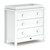 Boori 3 Drawer Chest with Changing Tray - White