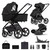 Venicci Tinum Upline Cloud T Travel System - All Black